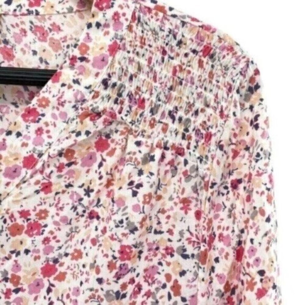 Cynthia Rowley Floral Peasant Blouse - Picture 4 of 9
